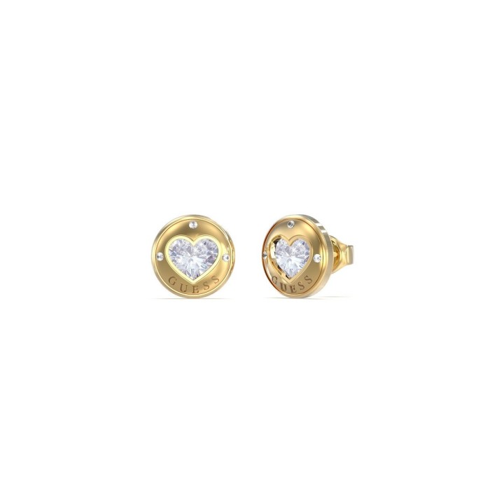 Kolczyki GUESS ROLLING HEARTS JUBE03349JWYGT