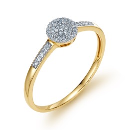 DIAMENTY Pierścionek JR10439Y