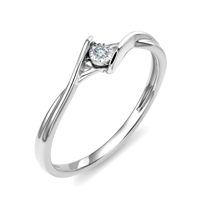 DIAMENTY Pierścionek KR8210Y