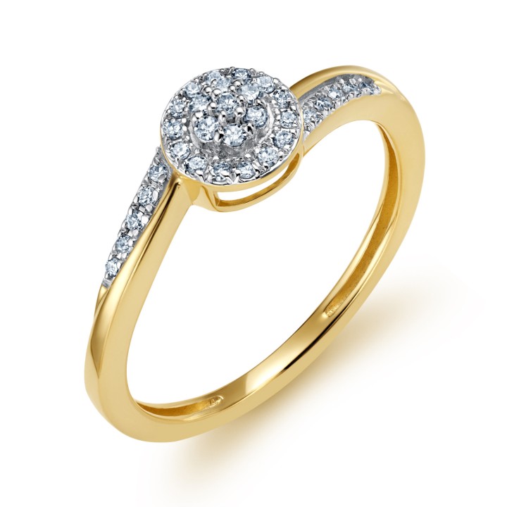 DIAMENTY Pierścionek MR21670Y