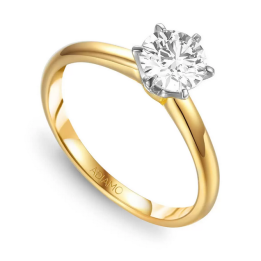 DIAMENTY Pierścionek R58829 YWLGD