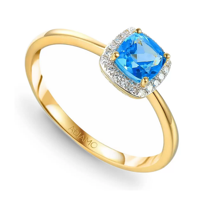 DIAMENTY Pierścionek R58266 Y BT
