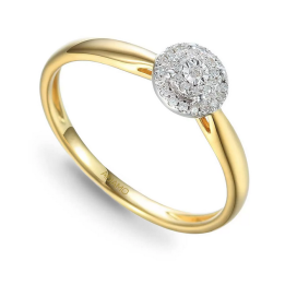 DIAMENTY Pierścionek R55158 YW