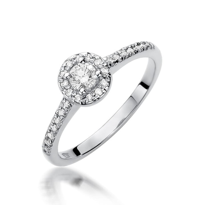 DIAMENTY Pierścionek W-477