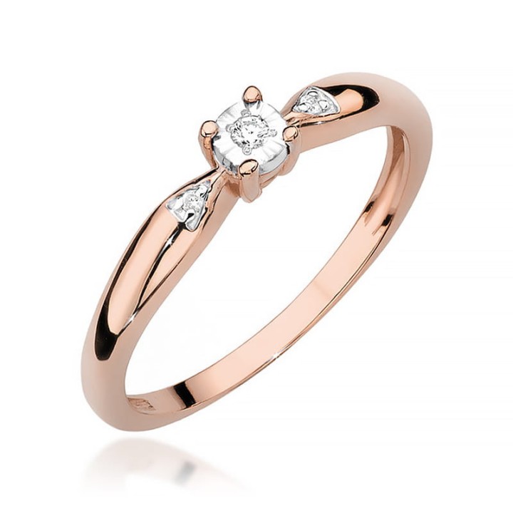 DIAMENTY Pierścionek W-469