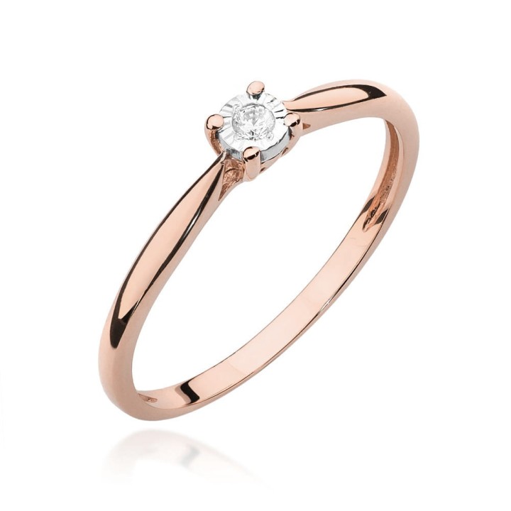 DIAMENTY Pierścionek W-461