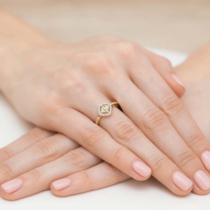DIAMENTY Pierścionek W-441