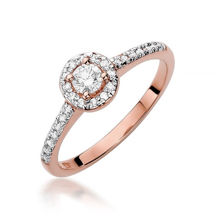 DIAMENTY Pierścionek W-406
