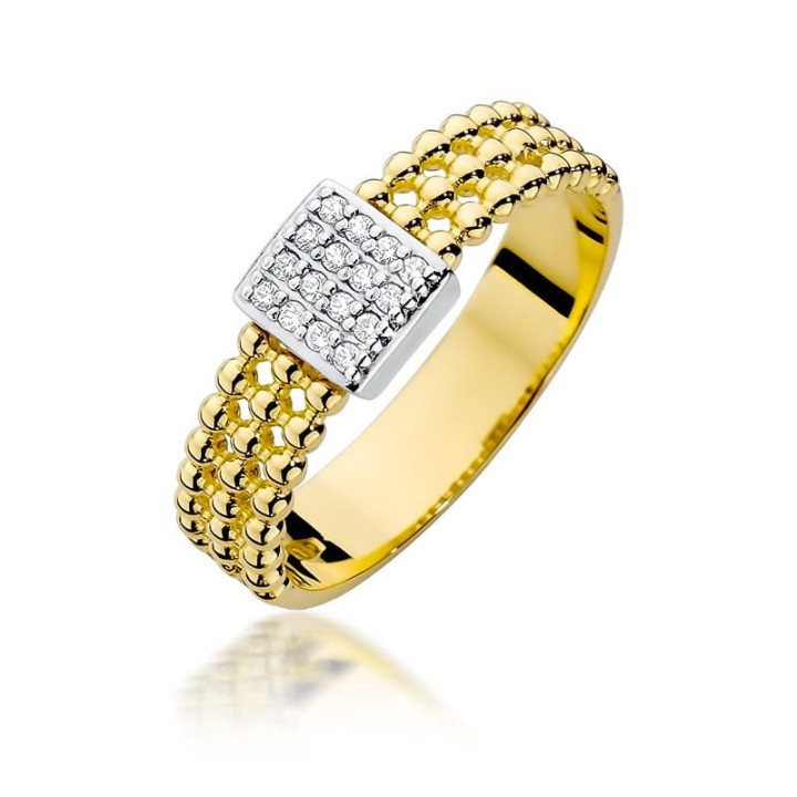 DIAMENTY Pierścionek W-353