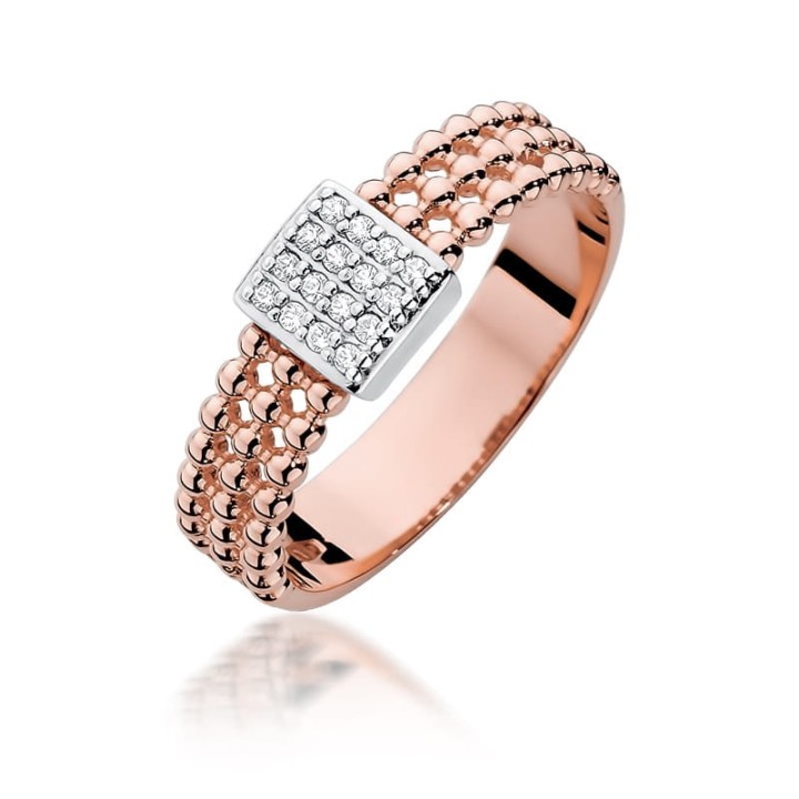 DIAMENTY Pierścionek W-353