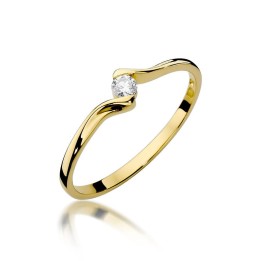 DIAMENTY Pierścionek W-332