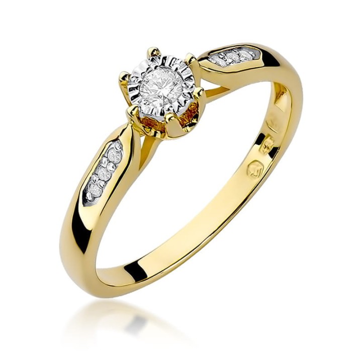 DIAMENTY Pierścionek W-328