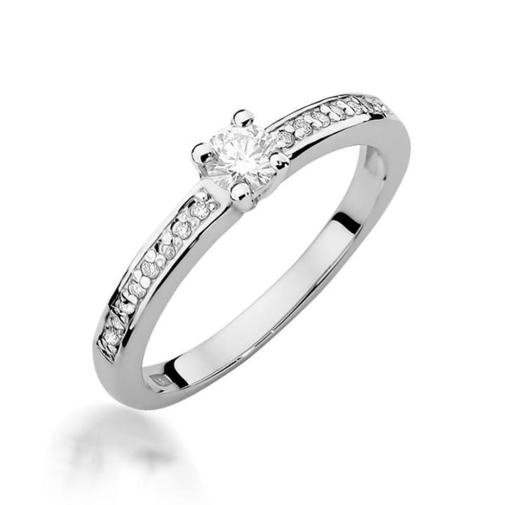 DIAMENTY Pierścionek W-288