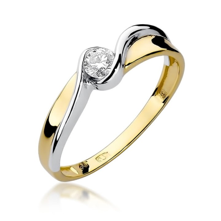 DIAMENTY Pierścionek W-278