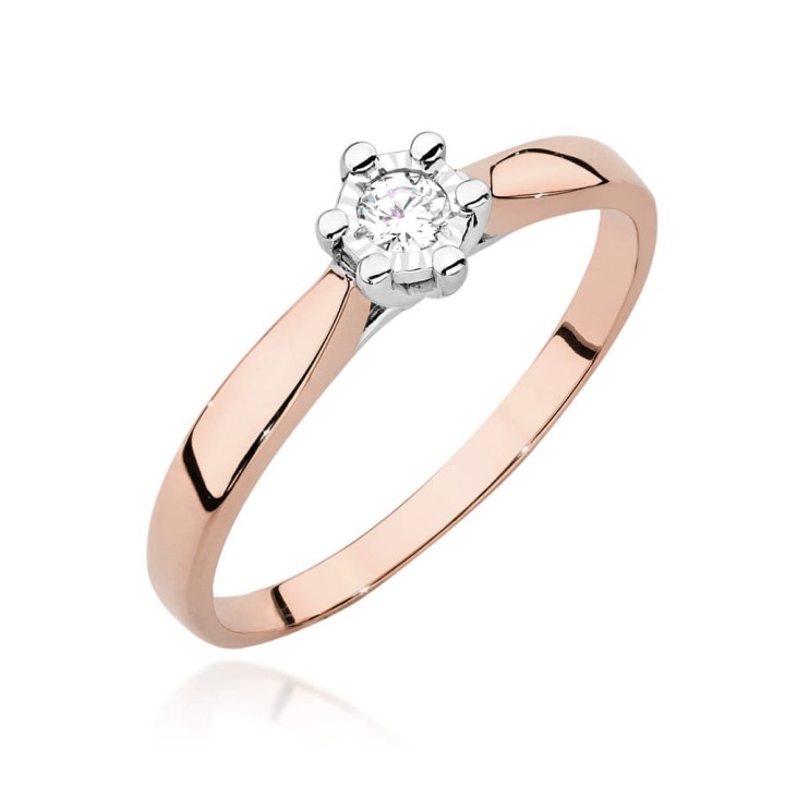 DIAMENTY Pierścionek W-222
