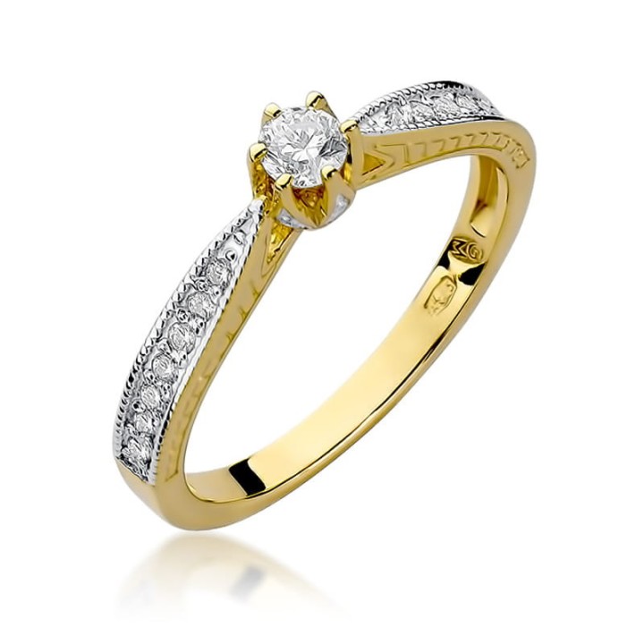 DIAMENTY Pierścionek W-202
