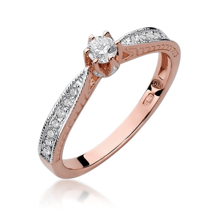 DIAMENTY Pierścionek W-202