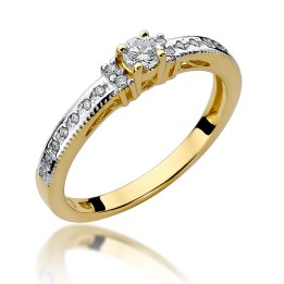 DIAMENTY Pierścionek W-201