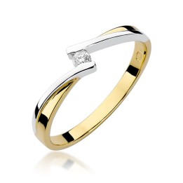 DIAMENTY Pierścionek W-137