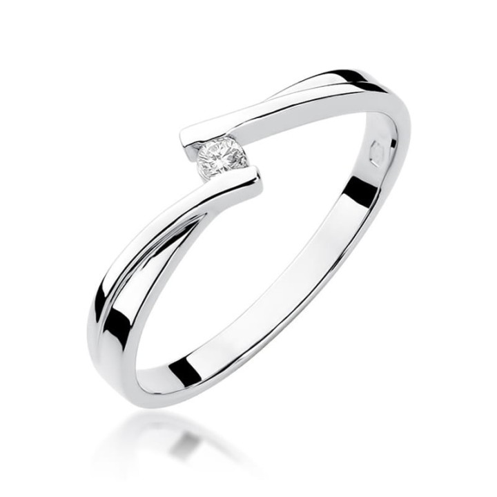 DIAMENTY Pierścionek W-137