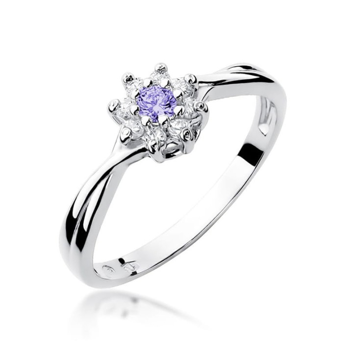 DIAMENTY Pierścionek W-72