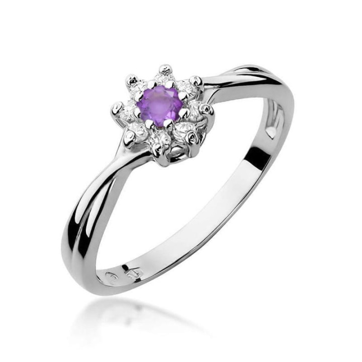 DIAMENTY Pierścionek W-72