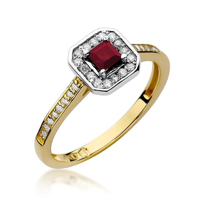 DIAMENTY Pierścionek W-315