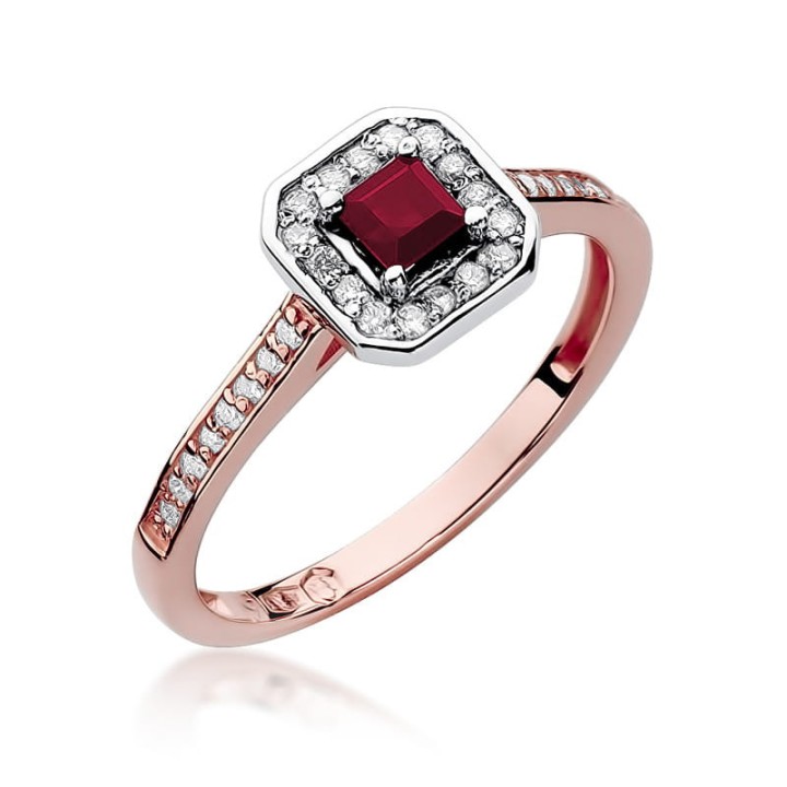 DIAMENTY Pierścionek W-315