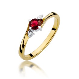 DIAMENTY Pierścionek W-346