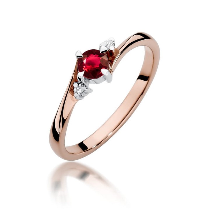 DIAMENTY Pierścionek W-346