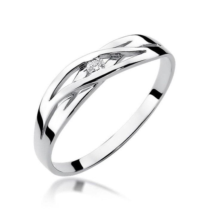 DIAMENTY Pierścionek W-156