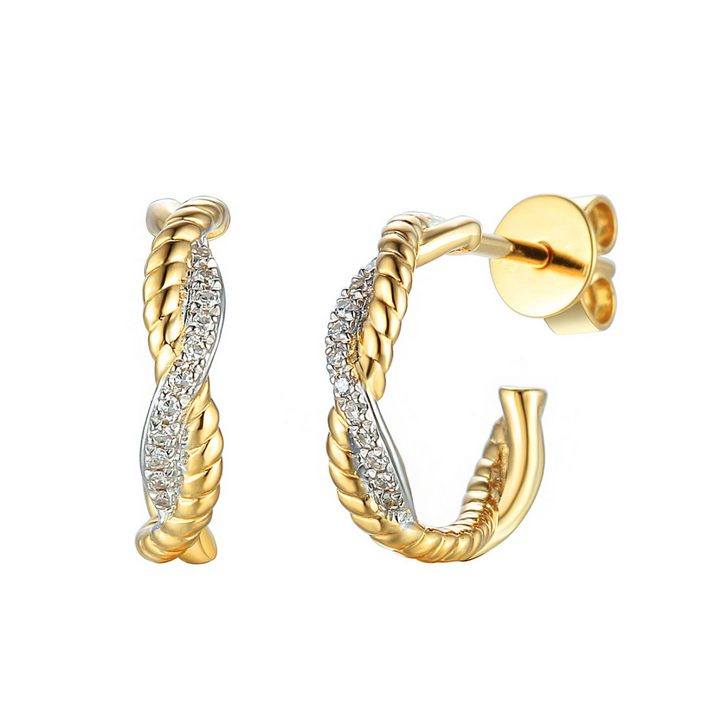 DIAMENTY Kolczyki E81542 Y S