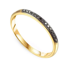 DIAMENTY Pierścionek R71735 Y BD