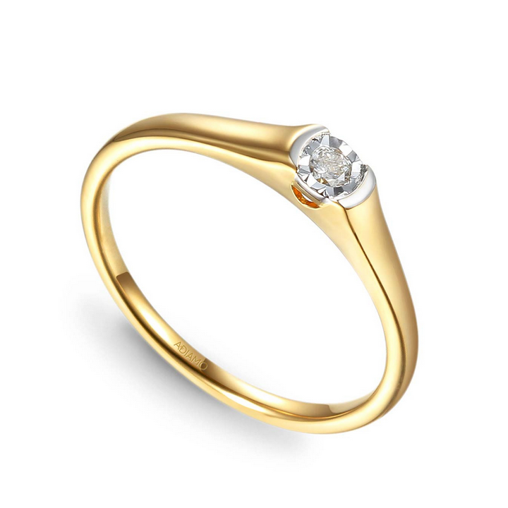 DIAMENTY Pierścionek R73496 Y