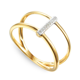 DIAMENTY Pierścionek R64659 Y